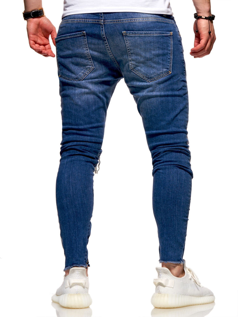 Jeans STRIPE Skinny Fit Blau 4169